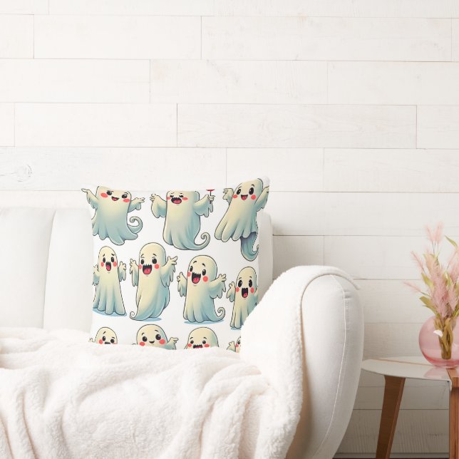 Coussin Fantômes Mignons Effrayants : Amusants à faire peu (Canapé)