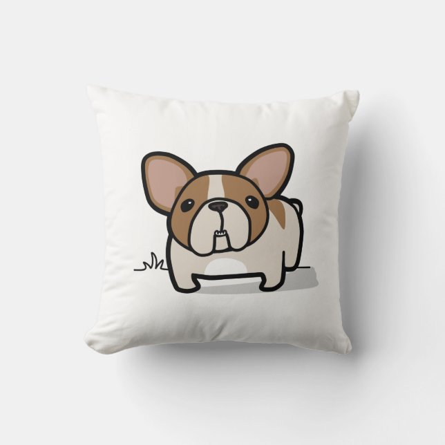 Coussin Faon Frenchie pie (Recto)