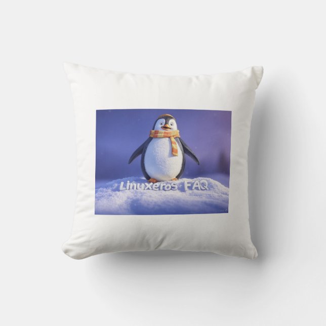 Coussin FAQ Linuxeros (Recto)