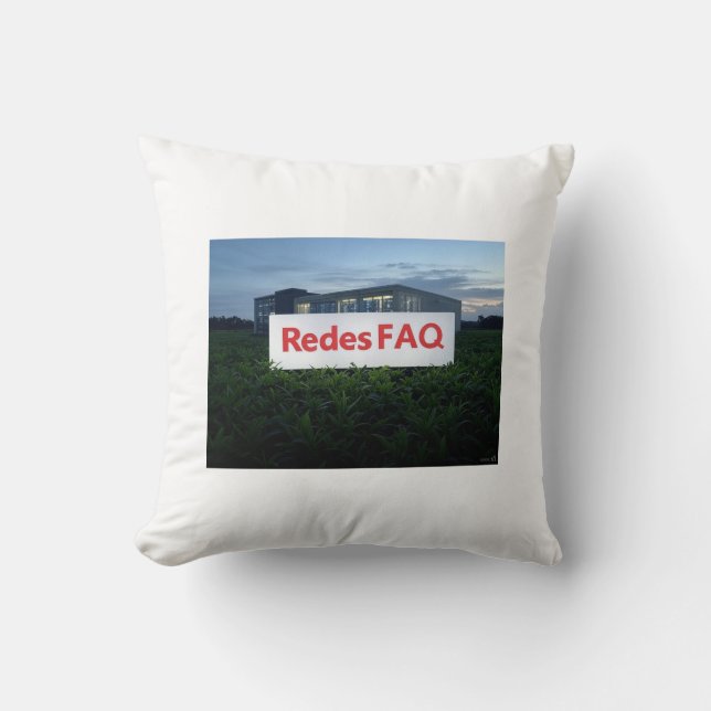 Coussin FAQ Redes (Recto)