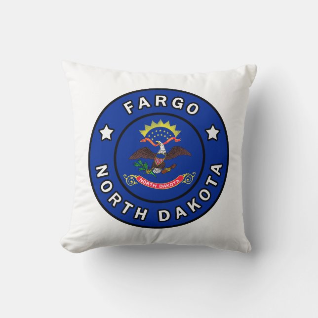 Coussin Fargo Dakota du Nord (Recto)