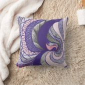 Coussin Farimah | Art abstrait à main levée fluide (Couverture)