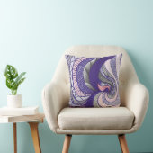 Coussin Farimah | Art abstrait à main levée fluide (Chaise)