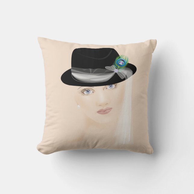 Coussin Fascinateurs - Fedora (Recto)