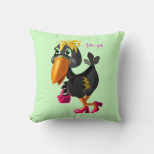 Coussin Fashion Bird Throw