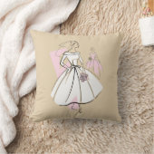 Coussin Fashion Bride Neutral Group lancer l'oreiller (Couverture)