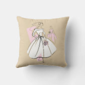 Coussin Fashion Bride Neutral Group lancer l'oreiller (Verso)