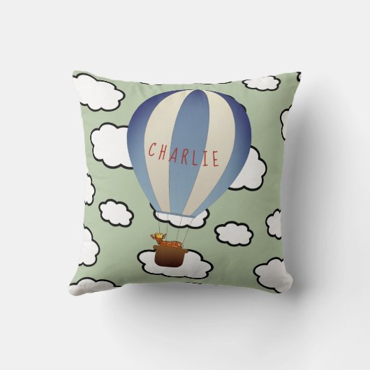 Coussin Faune personnalisée dans l'oreiller à lancer de ba (Verso)