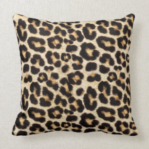 Coussin Faux Leopard Fur   Faux fourrage