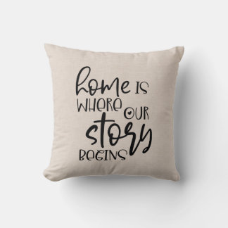 Coussin Faux lin maison
