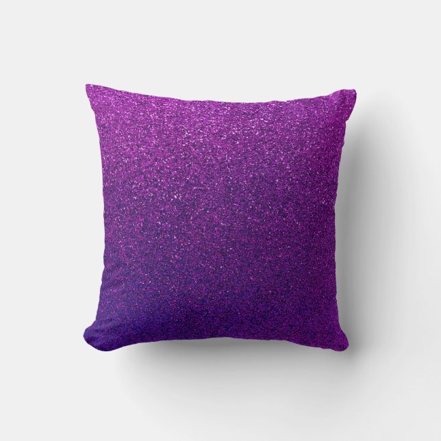 Coussin Faux Violet Parties scintillant Arrière - plan Spa (Recto)