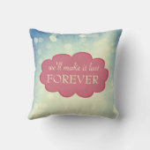 Coussin Faveur l'épousant de l'histoire 2 d'inséparables (Verso)