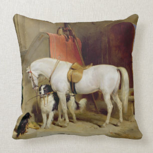 Coussin Favourites de prince George (huile sur la toile)