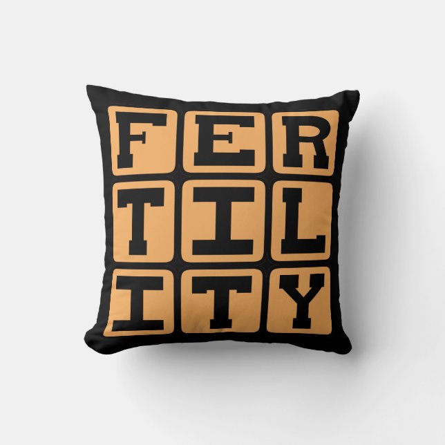 Coussin Fécondité, Annonce de grossesse (Recto)