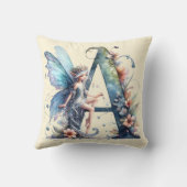 Coussin Fée à l'initiale A en monogramme (Verso)