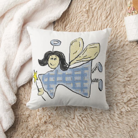 Coussin Fée (bleu) (Couverture)