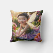 Coussin Fée de jardin enchantée (Verso)
