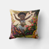 Coussin Fée de jardin enchantée (Verso)