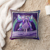 Coussin Fée de la Pluie Violette (Couverture)