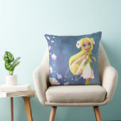 Coussin Fée Floral Nom personnalisé Jeu d'oreiller (Chaise)