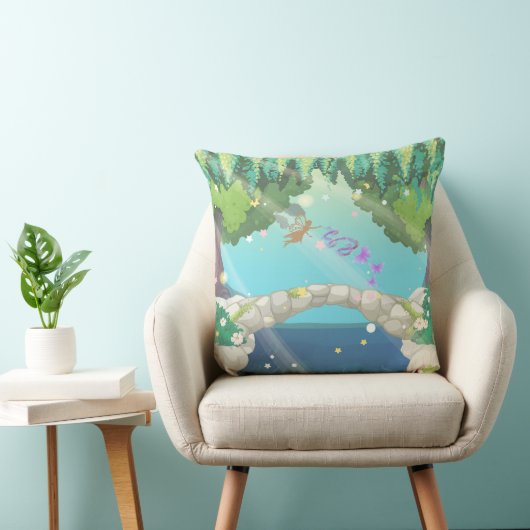 Coussin Fée papillon (Chaise)