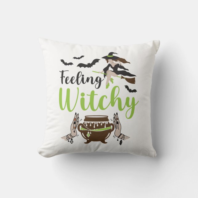 Coussin Feeling witchy magic halloween (Recto)