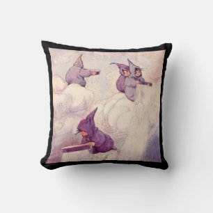 Coussin Fées de la Pluie Faisant de la Pluie