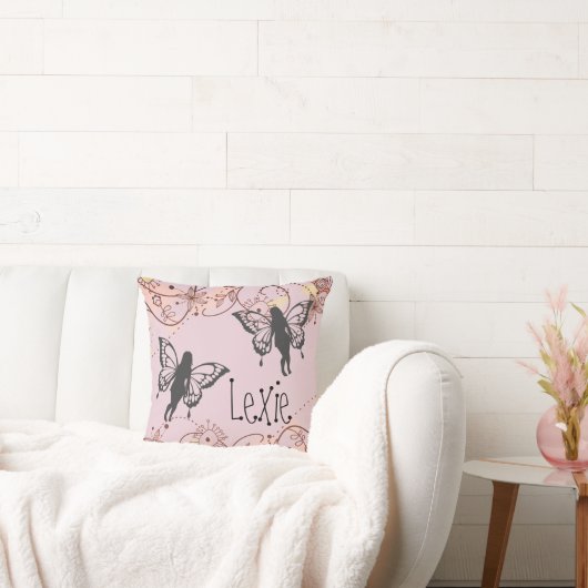 Coussin Fées d'Imaginaire Floral Personnalisées (Canapé)