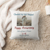Coussin Félicitations pour 10 ans joyeux anniversaire ajou (Couverture)