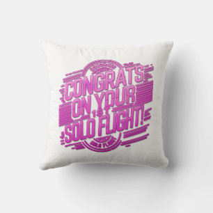 Coussin Félicitations pour votre 1er vol solo