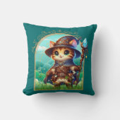 Coussin Feline Imaginaire Adventure (Recto)
