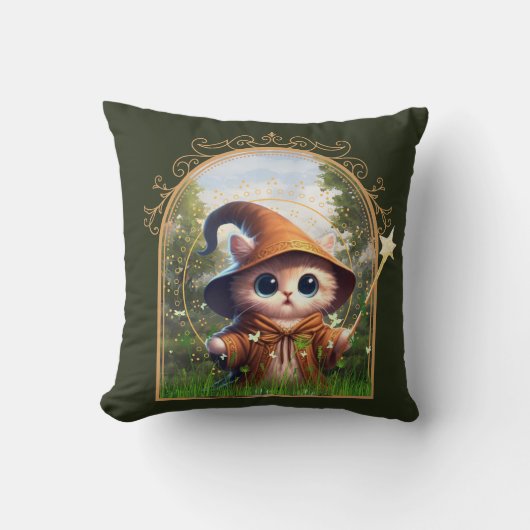 Coussin Feline Imaginaire Adventure (Recto)