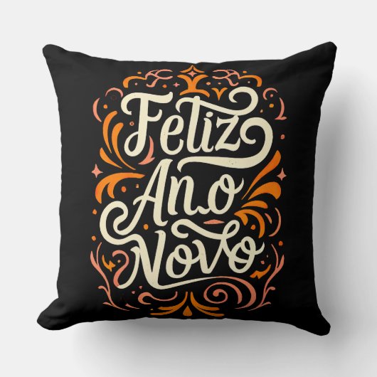 Coussin Feliz Ano Novo (Recto)