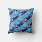 Coussin Feluccas sur le Nil Peinture d'Alfred Fox (Verso)