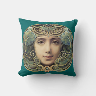Coussin Feminine Nouveau Beauté Vintage