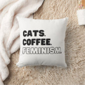 Coussin Féminisme du café des chats (Couverture)
