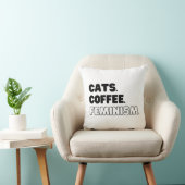 Coussin Féminisme du café des chats (Chaise)