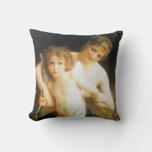 Coussin Femme avec Cupidon, Bouguereau