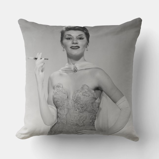 Coussin Femme dans la robe (Recto)