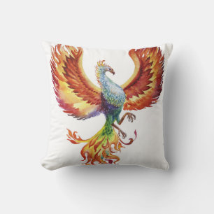 Coussin Femme de mode minimaliste, Black Line Graphics.