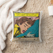 Coussin Femme en pleurs Bande dessinée Rétro Romance Vinta (Couverture)