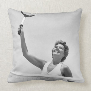 Coussin Femme jouant au tennis 2