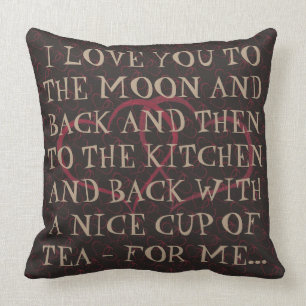 Coussin Femme quotidienne romantique drôle de femme de