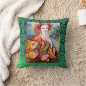 COUSSIN FEMME ROMANTIQUE, PÂTE DE PEACOCK ÉCLAIRANTE PIÈCE (Couverture)