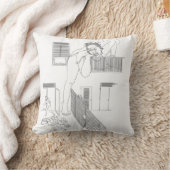 Coussin Femme sur le sentier de la guerre (Couverture)