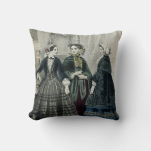 Coussin Femme victorienne Vintage