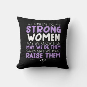 Coussin Femmes Fortes Féministe Féminisme Femmes Haut Égal
