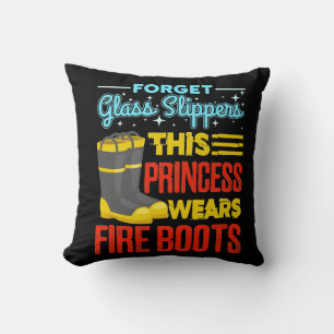 Coussin Femmes Pompiers Cette Princesse Porte Des Bottes D