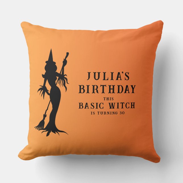 Coussin Femmes sorcières de base Halloween gothique modern (Recto)