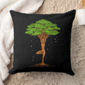 Coussin Femmes Yoga Arbre De Vie (Couverture)